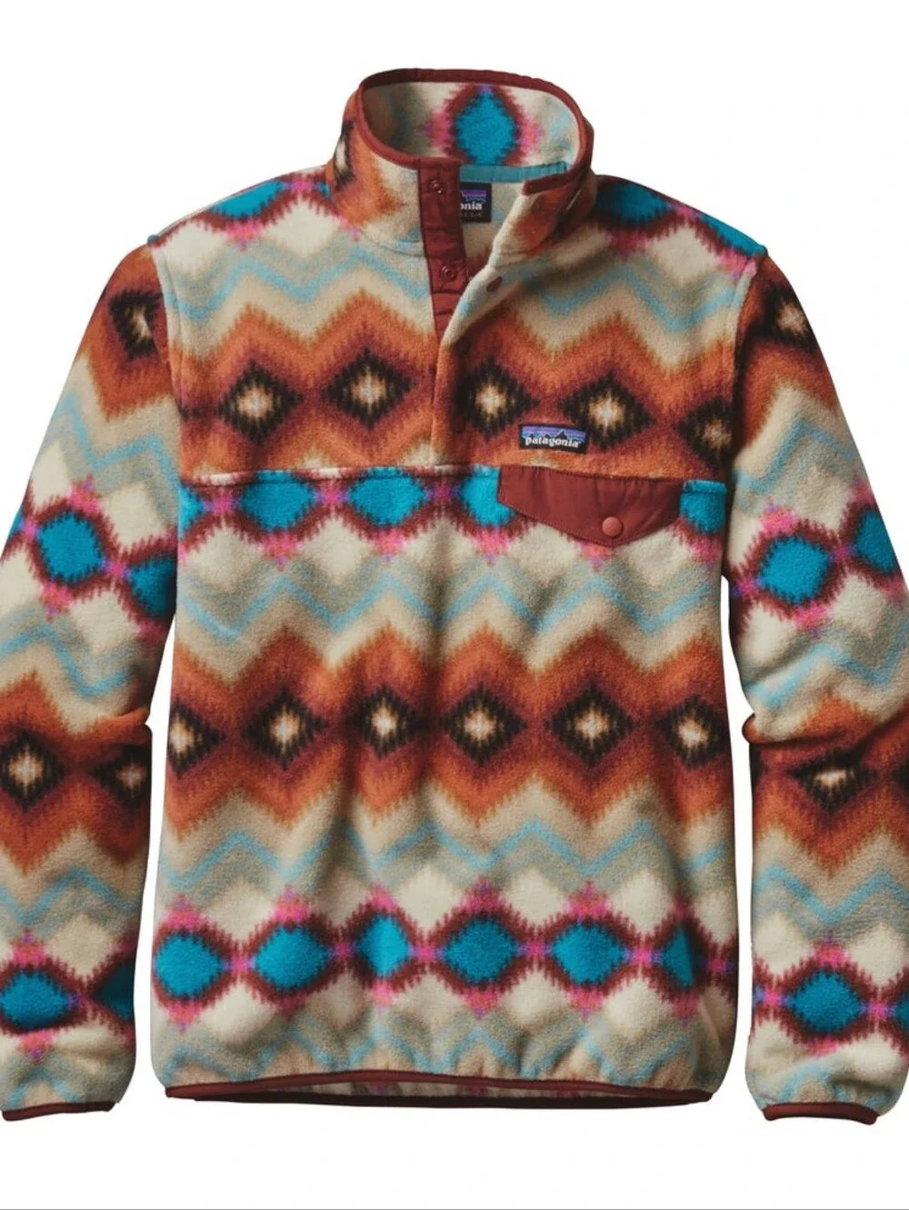 Patagonia Synchilla Lightweight Snap-T Pullover in Timber Twist